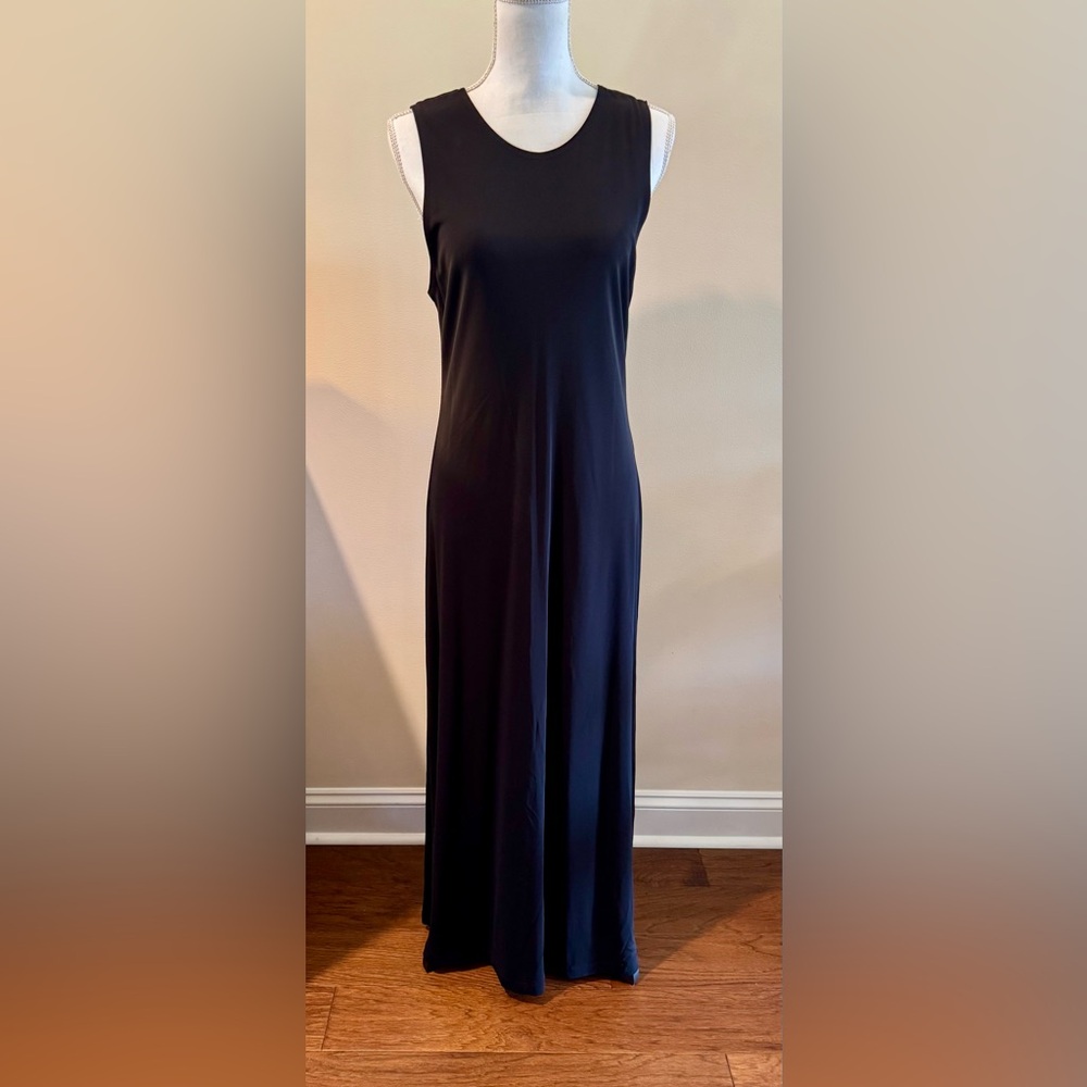 Casual Corner Elegant Black Maxi Dress
